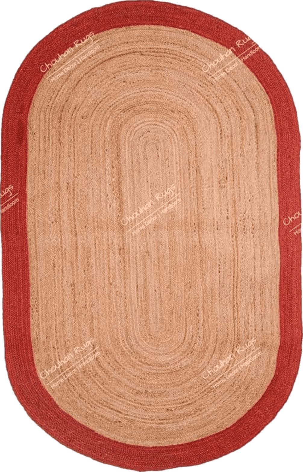 Chouhan Rugs Natural Jute Red Bordered Rug Bohemian Rug Decor Rug Handwoven Rug Custom Rug Decorative Rug