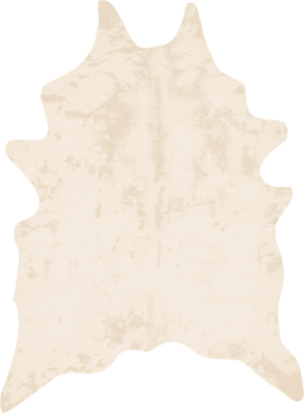 Cowhide 5x7 Loloi II Grand Canyon Collection GC-10 Ivory, Transitional 5' x 6'-6" Area Rug