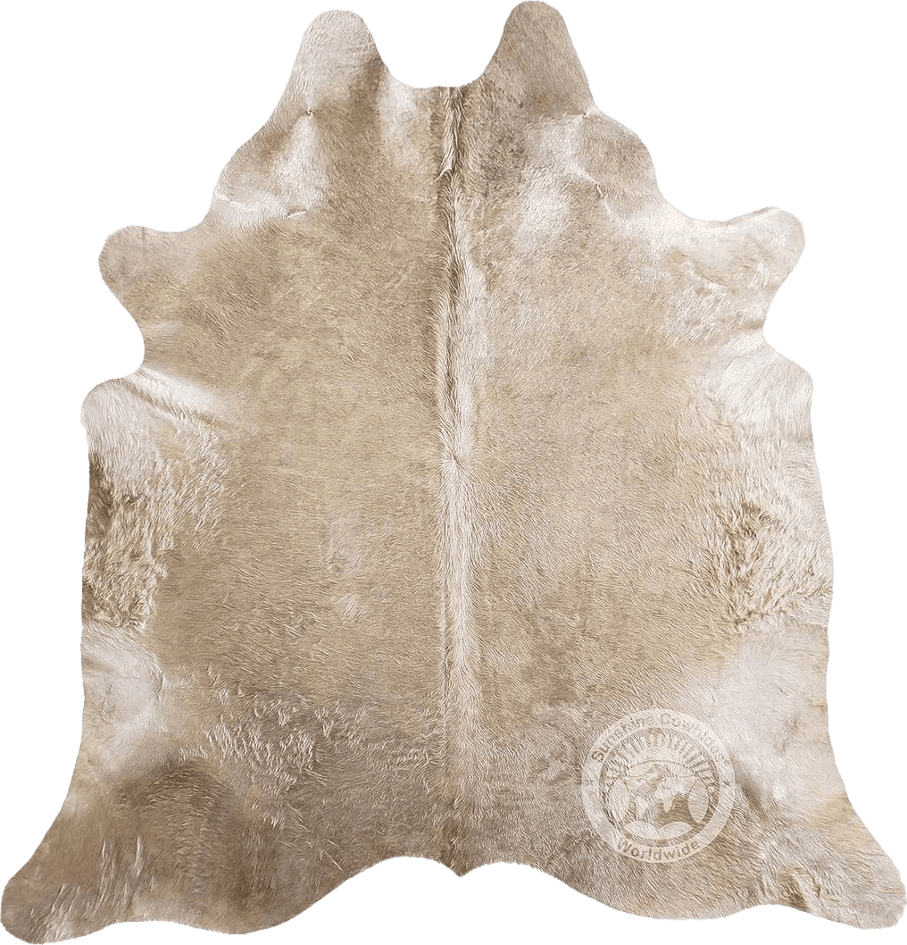 Cowhide 6x9 Genuine Taupe Grey Cowhide Rug 6 x 6-7 ft. 180 x 220 cm