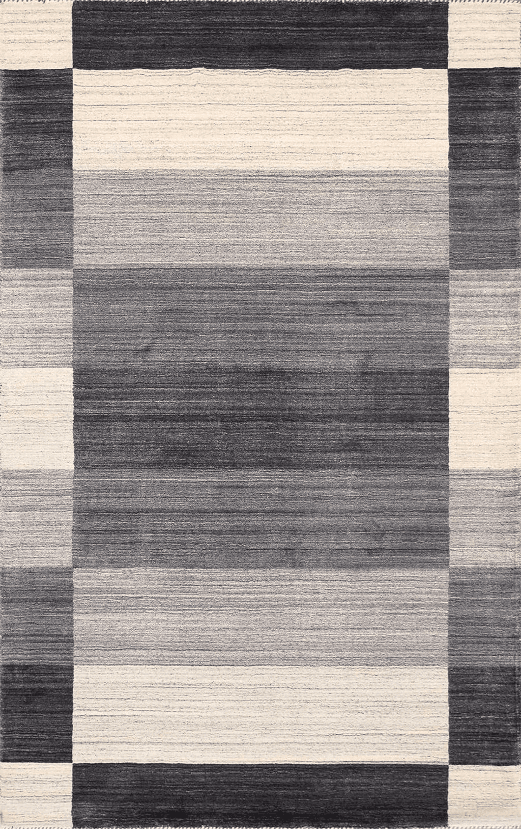 Cowhide 8x10 Pasargad Home Gramercy Collection Hand-Loomed Silk & Wool Ivory/Grey Area Rug- 7' 9" X 9' 9"