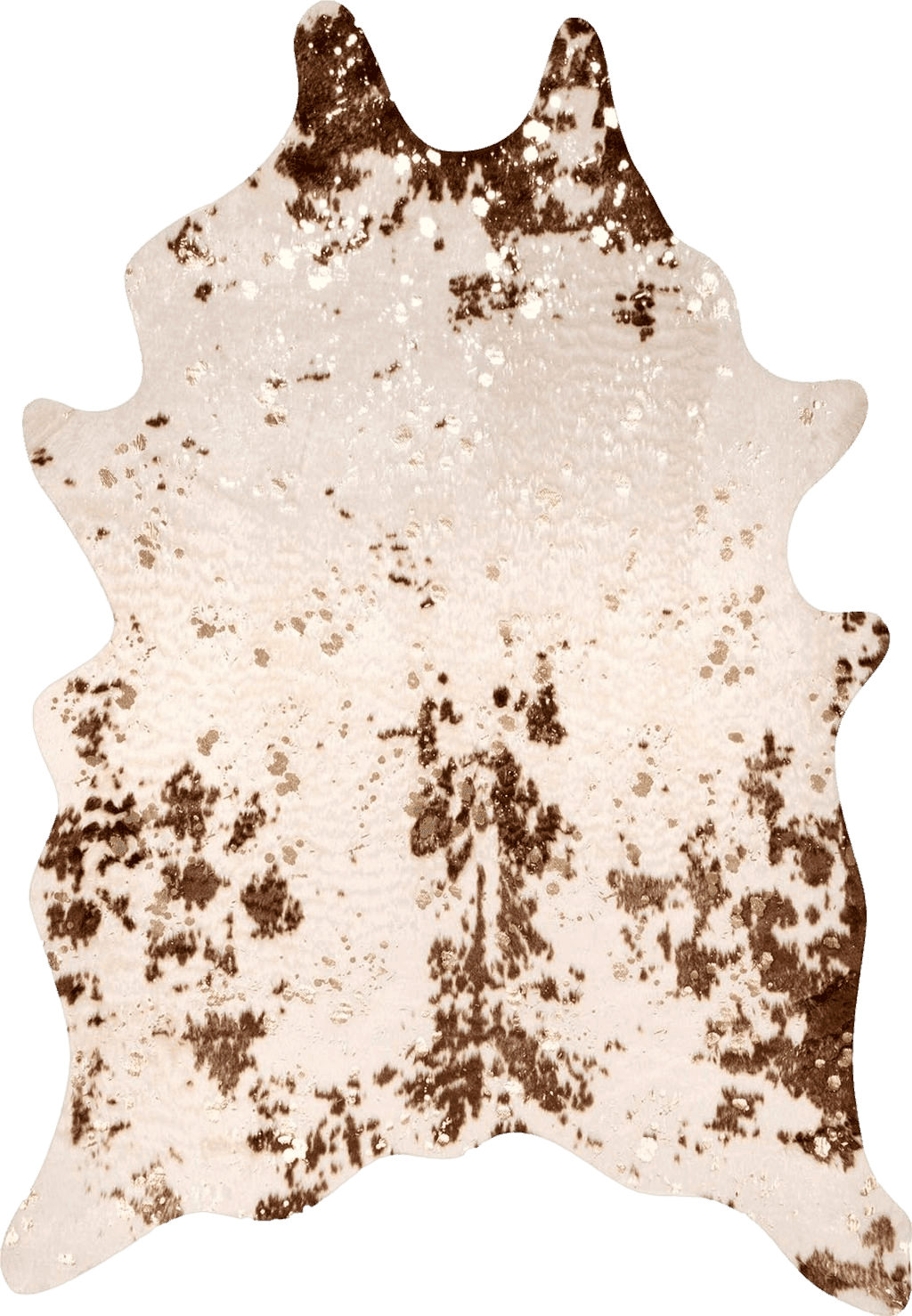 nuLOOM Iraida Contemporary Faux Cowhide Area Rug, 5' 9" x 7' 7", Brown