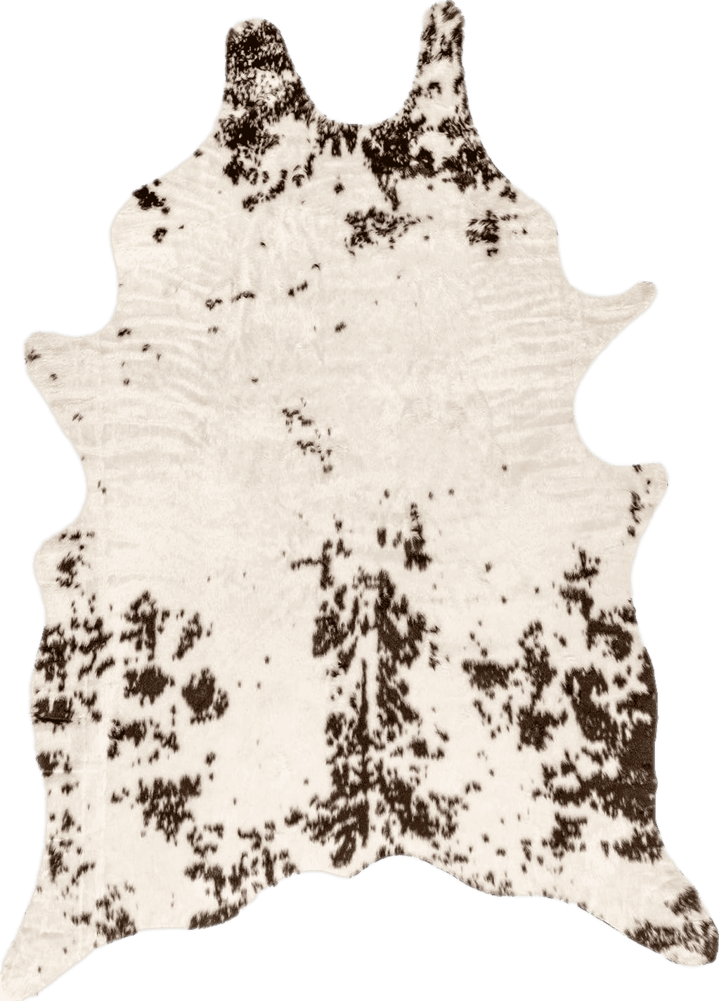 Cowhide 5x7 nuLOOM Marcia Machine Washable Faux Cowhide Area Rug, 5' x 6' 7", Brown