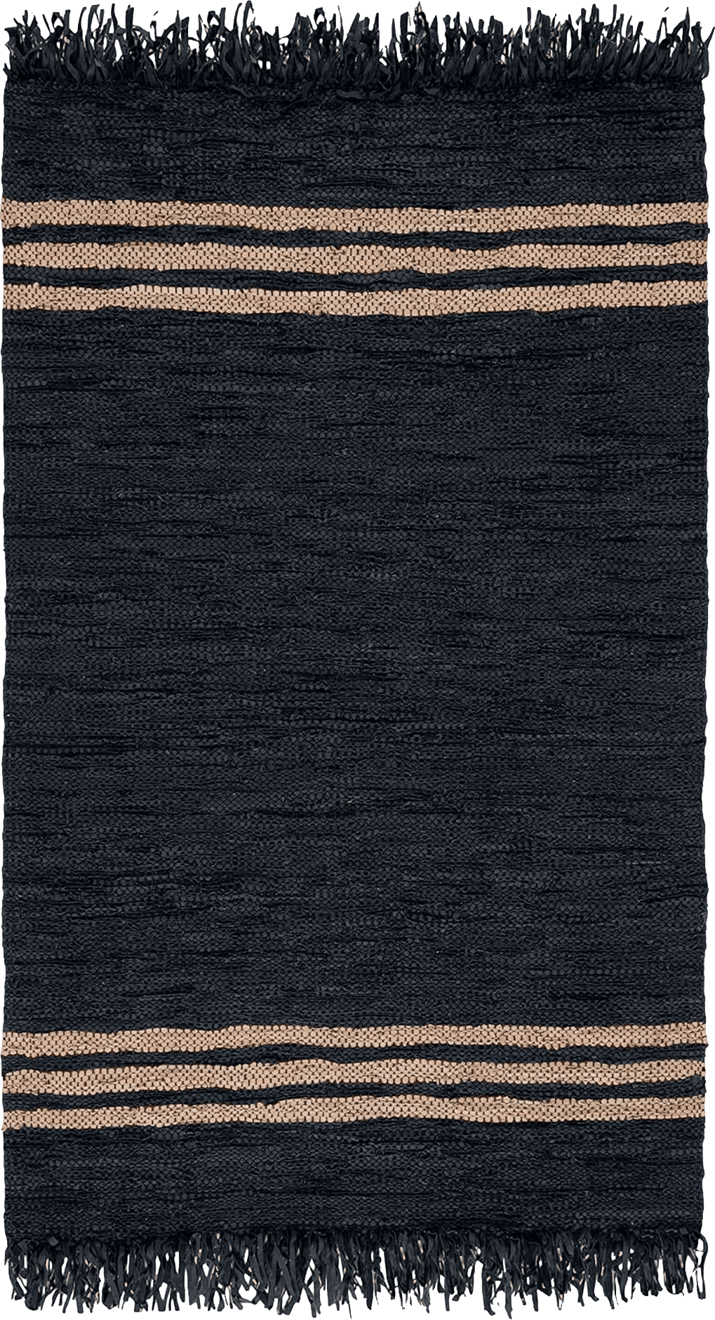 Cowhide Blue Safavieh Vintage Leather Collection Area Rug - 6' x 9', Black & Beige, Handmade Modern Decorative, Ideal for High Traffic Areas in Living Room, Bedroom (VTL702Z)