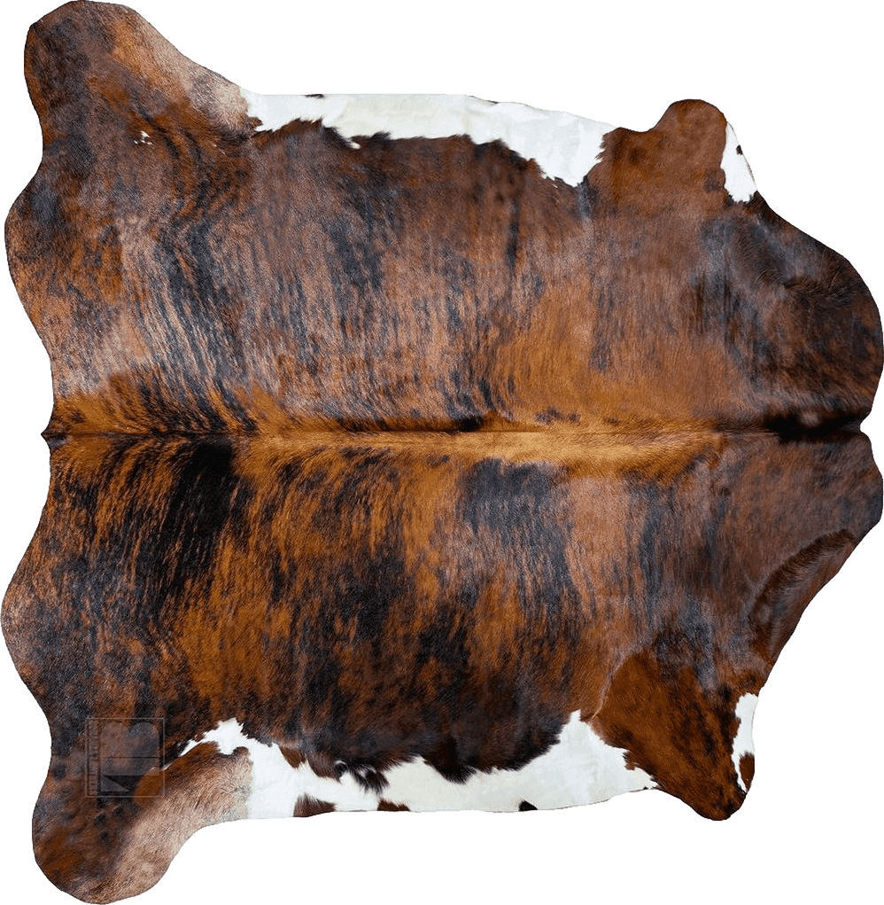 Cowhide 6x9 bonanza leathers Genuine Cowhide Rug Dark Brindle Size S/L/XL 5X6/6X7/7X8 FT (6x7)