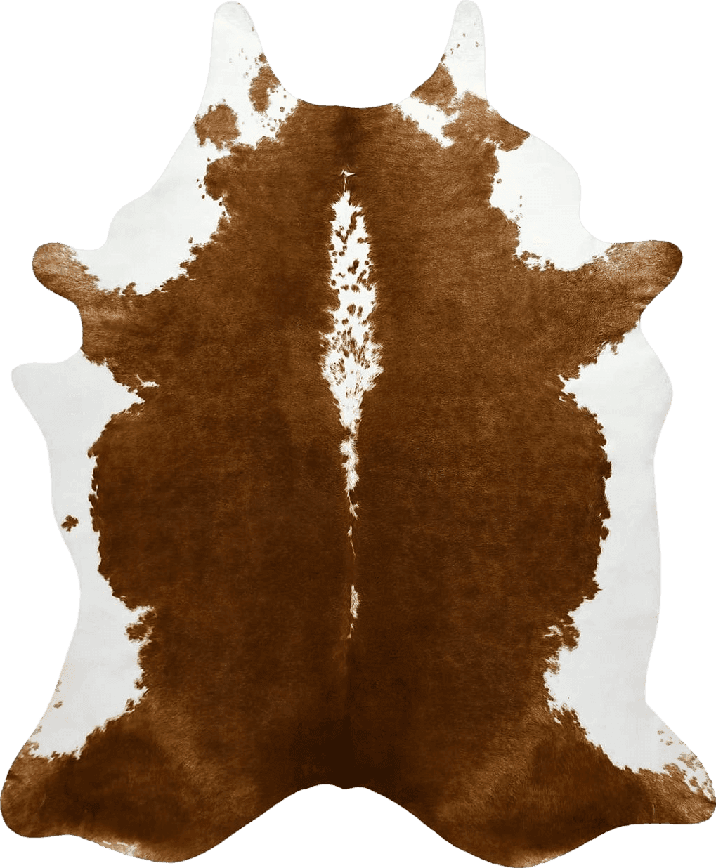 Cowhide 3x5 BENRON Cowhide Rug 3x4ft Area Rug Ultra-Thin Cow Hide Rug Skid Proof Cow Print Rugs for Bedroom Carpets Table Topper Wall Decor Cute Animal Rug Western Industry Style,Khaki Brown