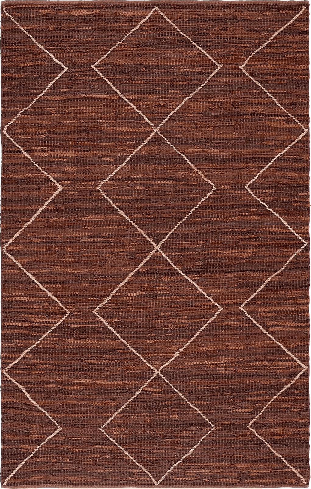 Cowhide 4x6 SAFAVIEH Vintage Leather Collection Accent Rug - 4' x 6', Brown & Natural, Handmade Modern Rustic Boho, Ideal for High Traffic Areas in Entryway, Living Room, Bedroom (VTL801T)