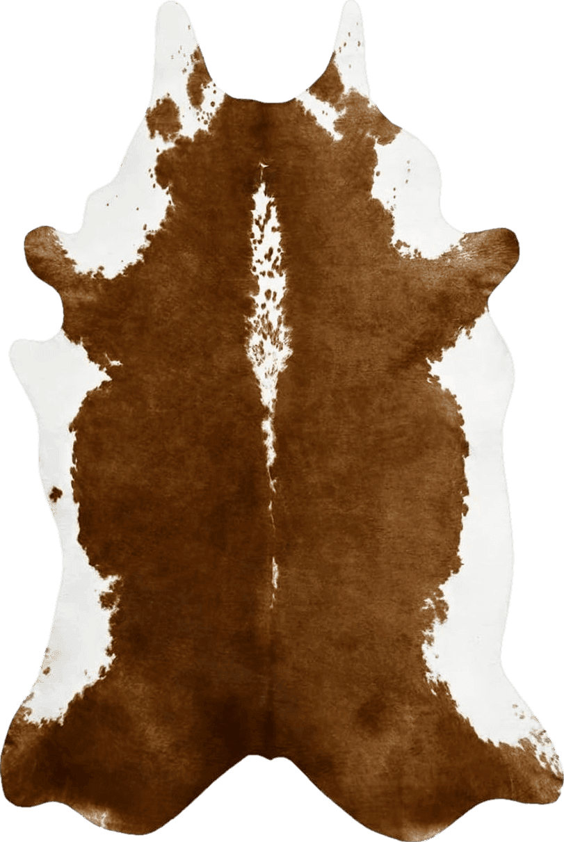 Cowhide 2x3 BENRON Small Cow Rug 2.3x3.6ft Faux Cowhide Rug Western Wall Decor Cute Animal Rugs for Bedroom Entryway Kitchen Hallyway Floor Carpet,Khaki Brown