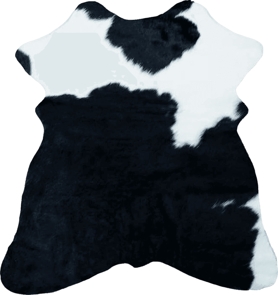 Cowhide Black White rodeo Genuine Mini Black and White Cowhide Rug Size Approx 2 x 3 ft