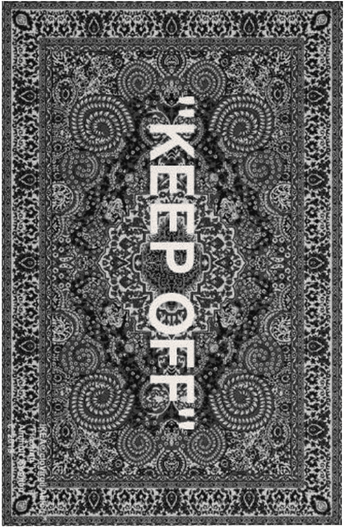 Kaws YIKUDU Keep Off Large Rugs Floor Mat Modern Carpet for Home Decoration Area Rug,Cozy Art Decoration Polyester Carpet 36 x 24 inch