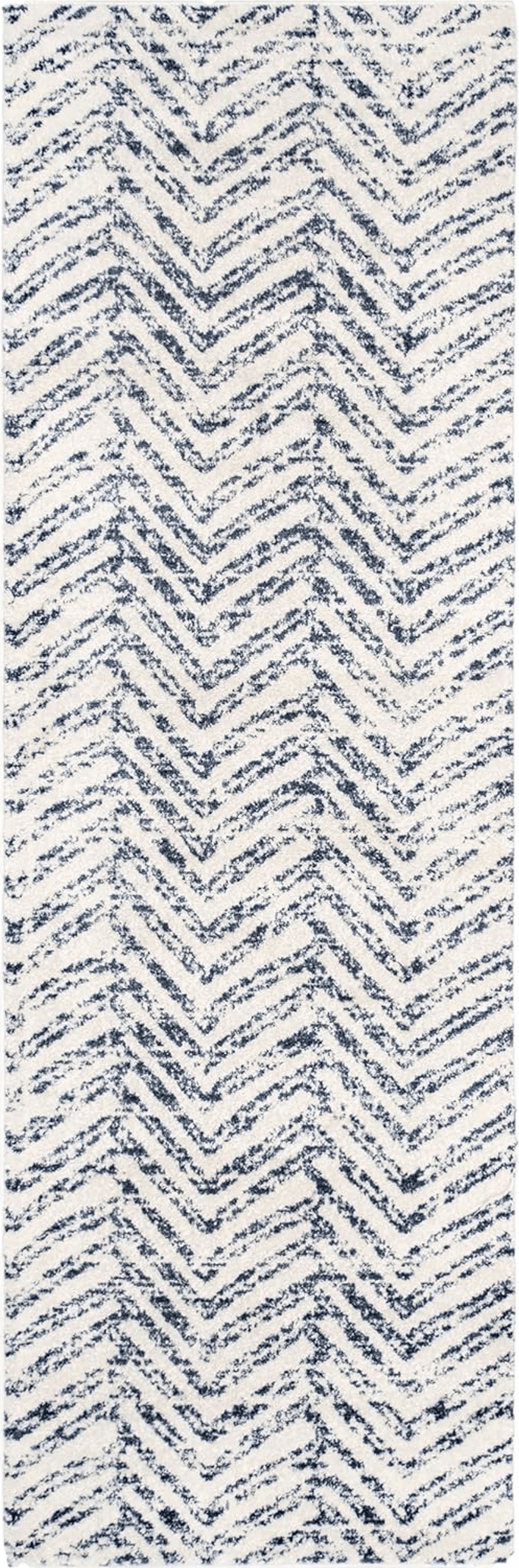 nuLOOM Rosanne Transitional Striped Runner Rug, 2' 6" x 10', Blue