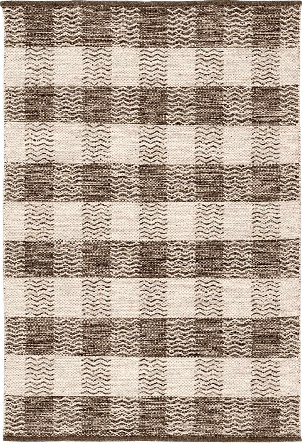 SAFAVIEH Kilim Collection Accent Rug - 4' x 6', Light Grey & Brown, Handmade Flat Weave Wool, Ideal for High Traffic Areas in Entryway, Living Room, Bedroom (KLM351A)