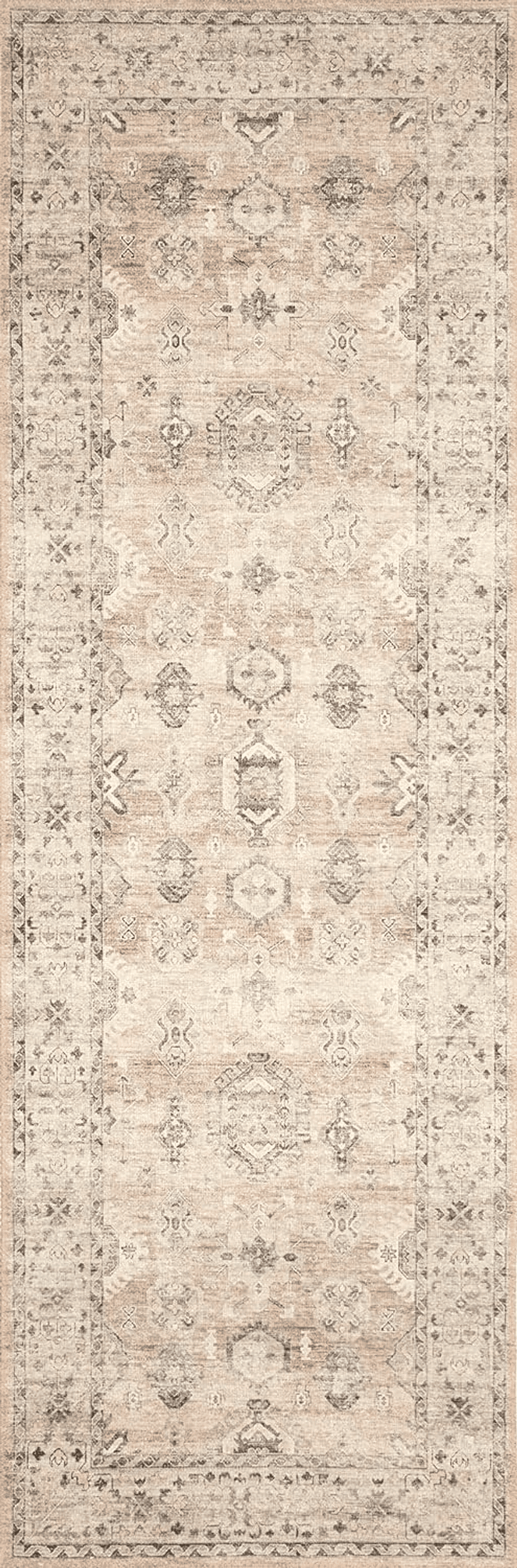 Loloi II Hathaway Collection HTH-03 Java/Multi, Traditional 2'-6" x 7'-6" Runner Rug