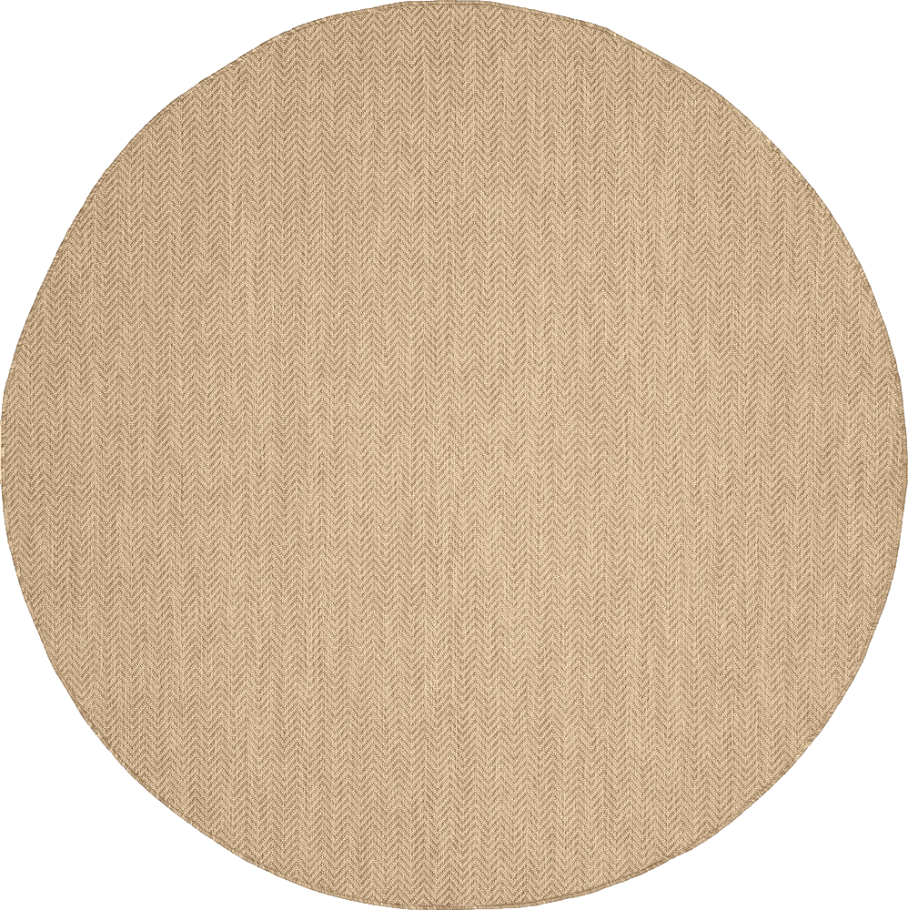 SAFAVIEH Courtyard Collection Area Rug - 4' Round, Natural & Cream, Non-Shedding & Easy Care, Indoor/Outdoor & Washable-Ideal for Patio, Backyard, Mudroom (CY8022-03012)