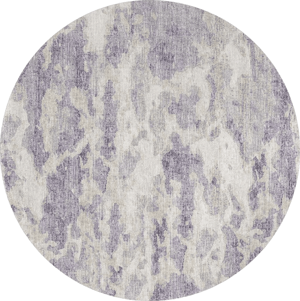 Outdoor All Rounds/Square Addison Rugs Indoor/Outdoor Accord AAC36 Purple Washable 8' x 8' Round Rug