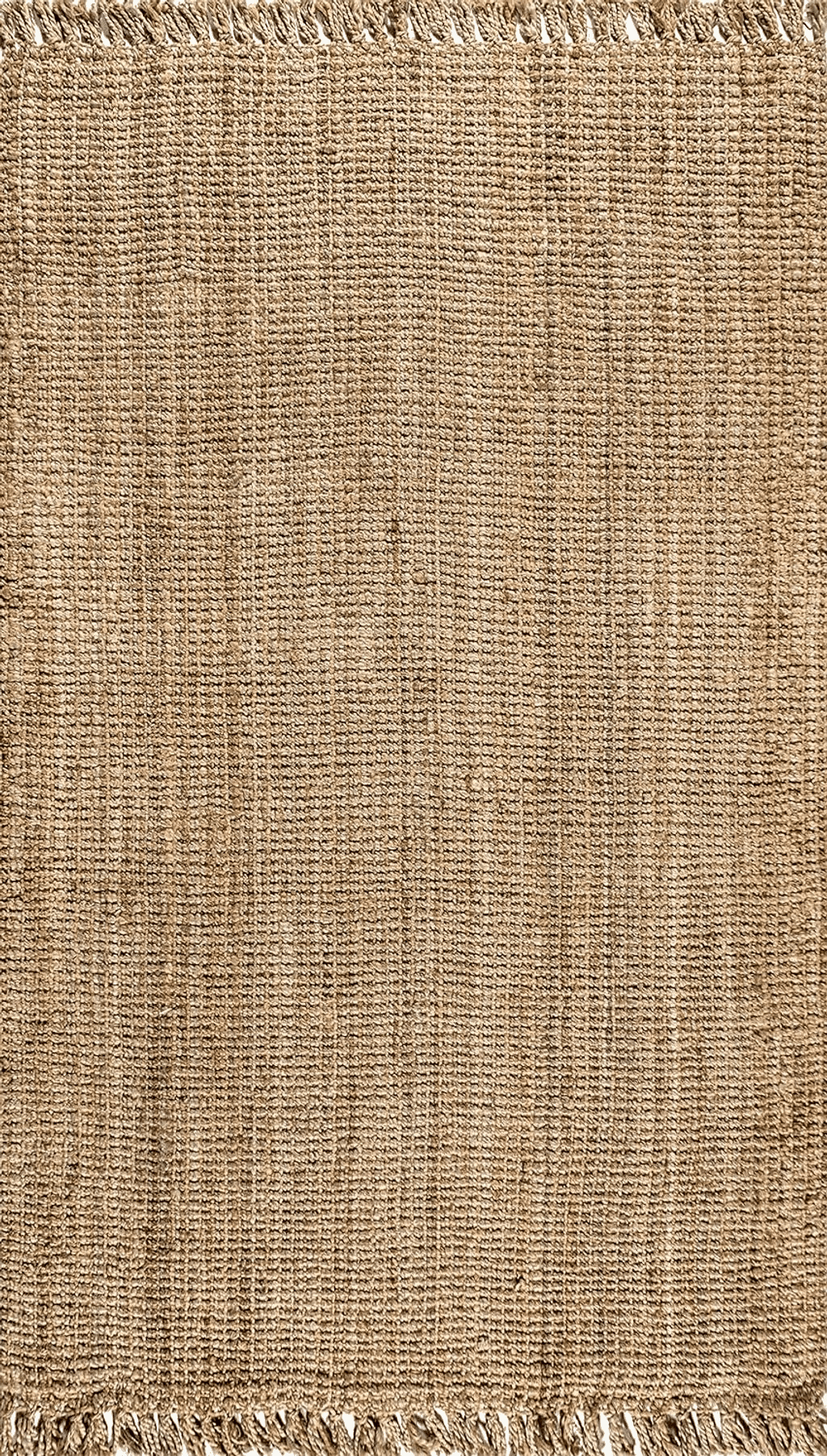 JONATHAN Y NRF103A-5 para Hand Woven Chunky Jute with Fringe Area-Rug, Bohemian, for Bedroom, Kitchen, Living Room,5 X 8,Natural