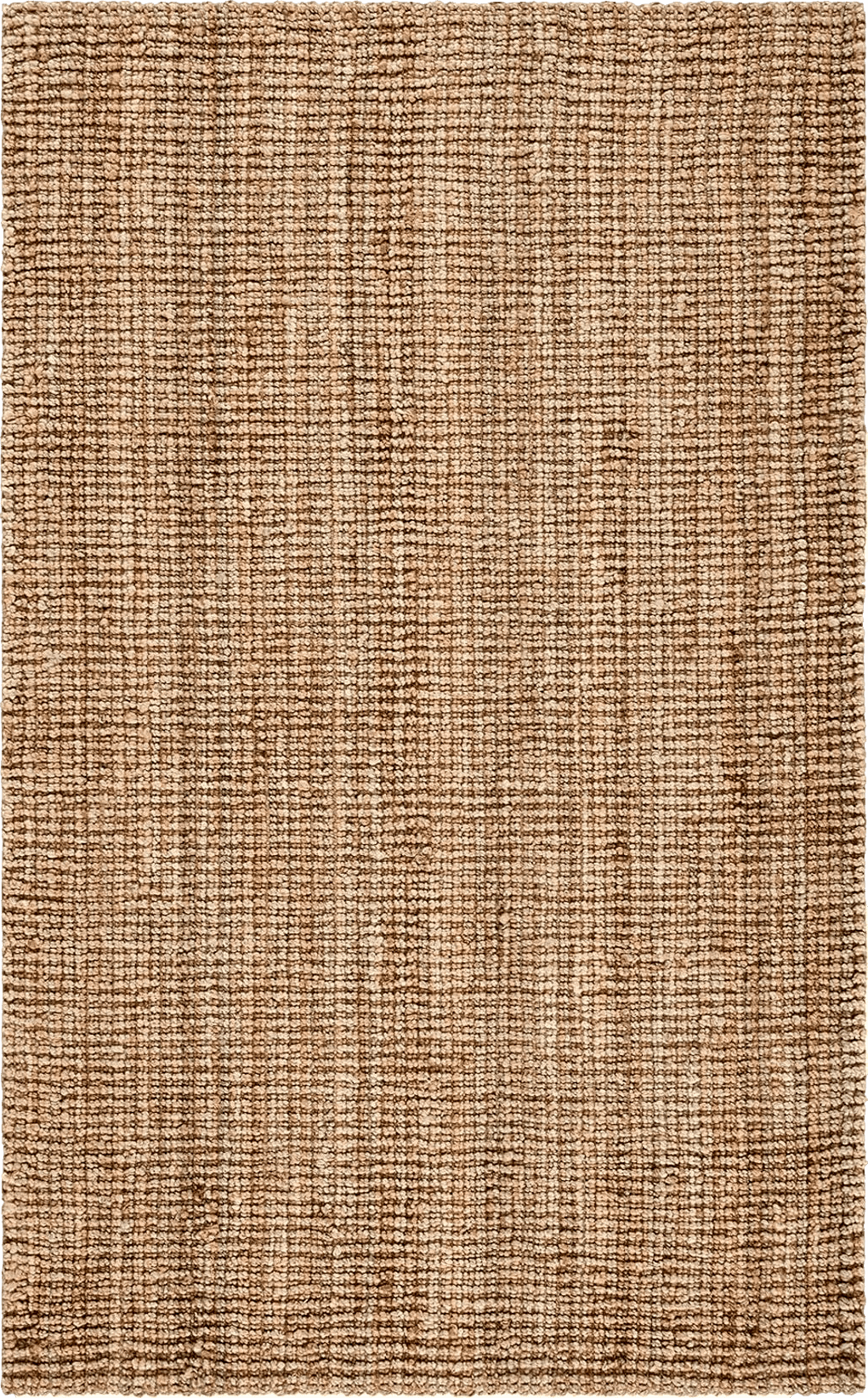 SAFAVIEH Natural Fiber Collection Accent Rug - 4' x 6', Natural, Handmade Chunky Textured Jute 0.75-inch Thick, Ideal for High Traffic Areas in Entryway, Living Room, Bedroom (NF447A)