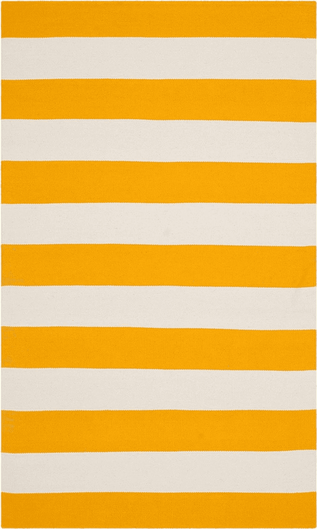 SAFAVIEH Montauk Collection Accent Rug - 3' x 5', Yellow & Ivory, Handmade Flat Weave Boho Farmhouse Cotton Stripe, Ideal for High Traffic Areas in Entryway, Living Room, Bedroom (MTK712A)