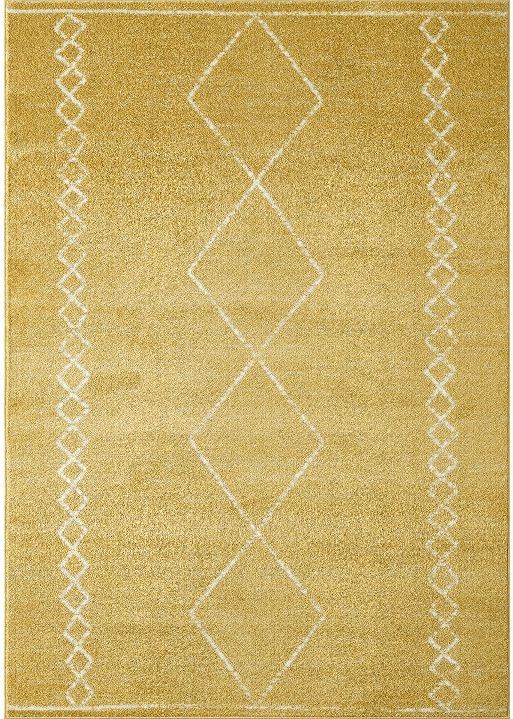 LUXE WEAVERS Daphnes Yellow 8x10 Boho Moroccan Geometric Area Rug 2735