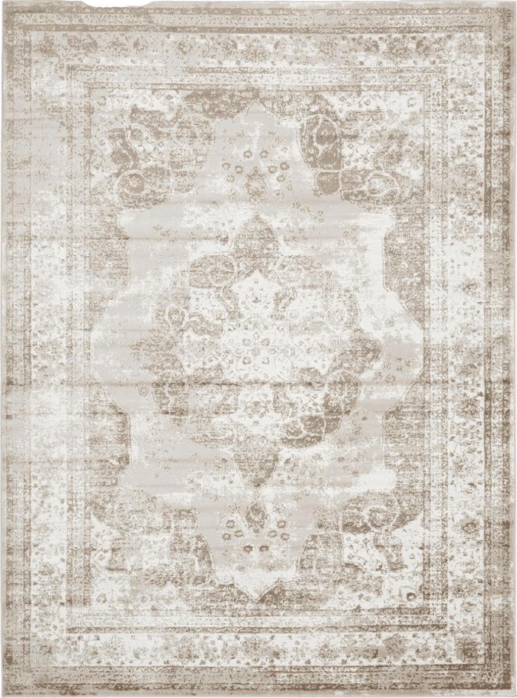 Unique Loom Sofia Collection Area Rug - Salle Garnier (9' x 12' Rectangle, Beige/ Ivory)