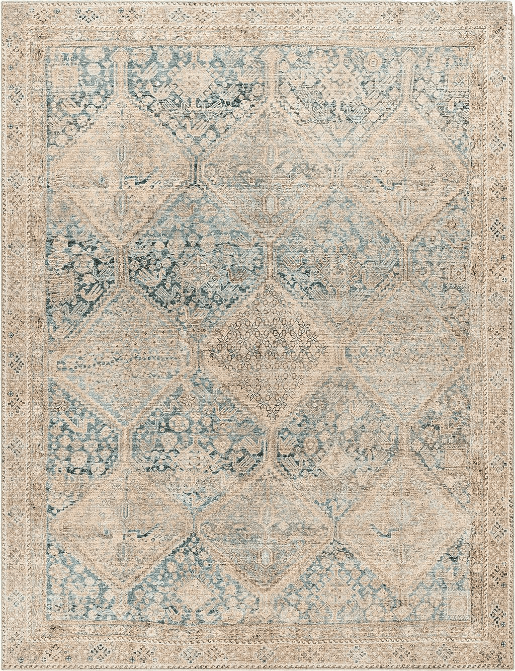 Becki Owens x Surya Marlene Area Rug, 3'11" x 5'7", Light Green/Beige