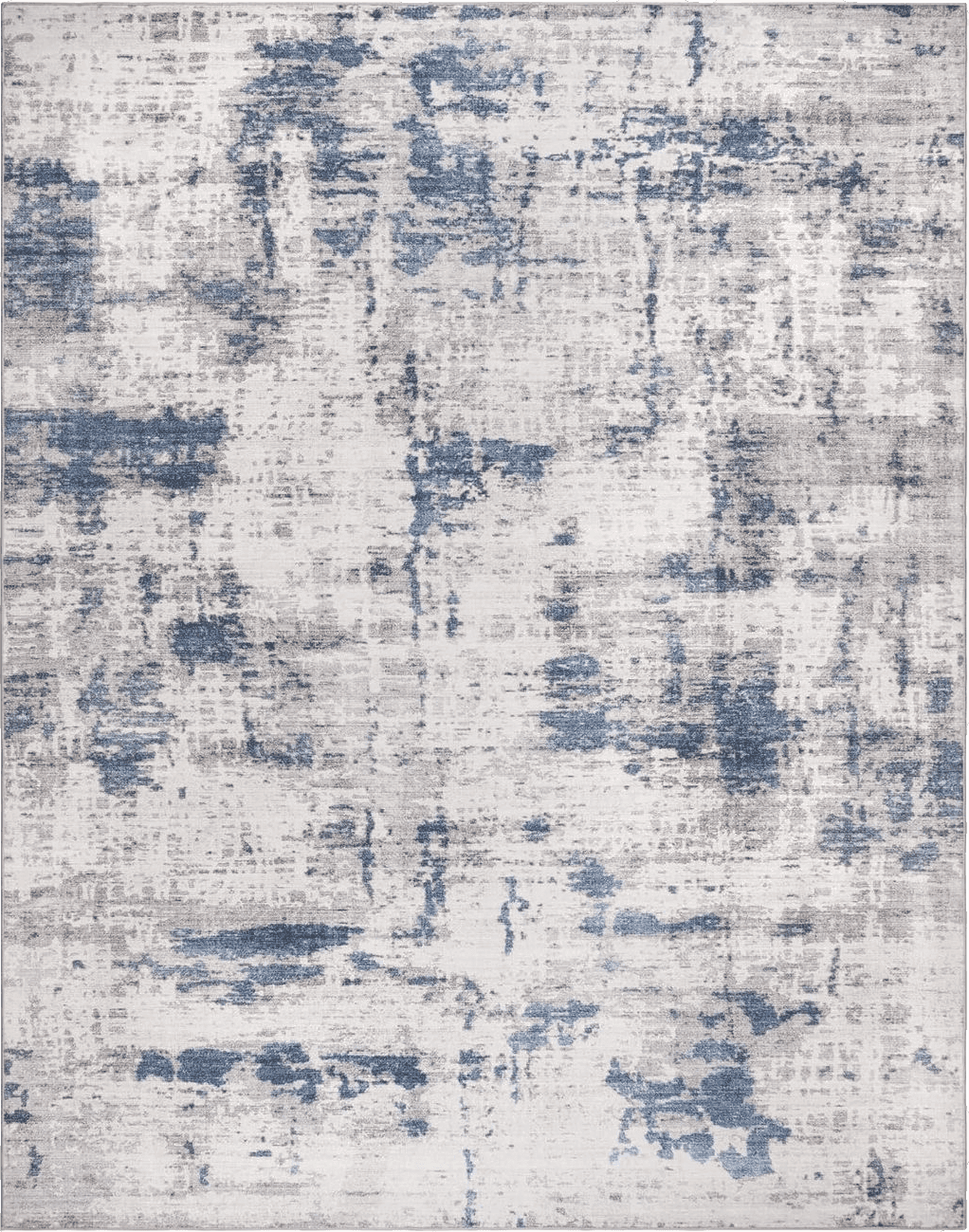 Outdoor Blue Gertmenian Boho Area Rug, 5x7 Standard Home Decor for Entryway, Bedroom, Living Room, Office, Kitchen Non Slip, Soft, Low-Pile, Printed Indoor Accent Rugs Cenis Blue Gray, 28552