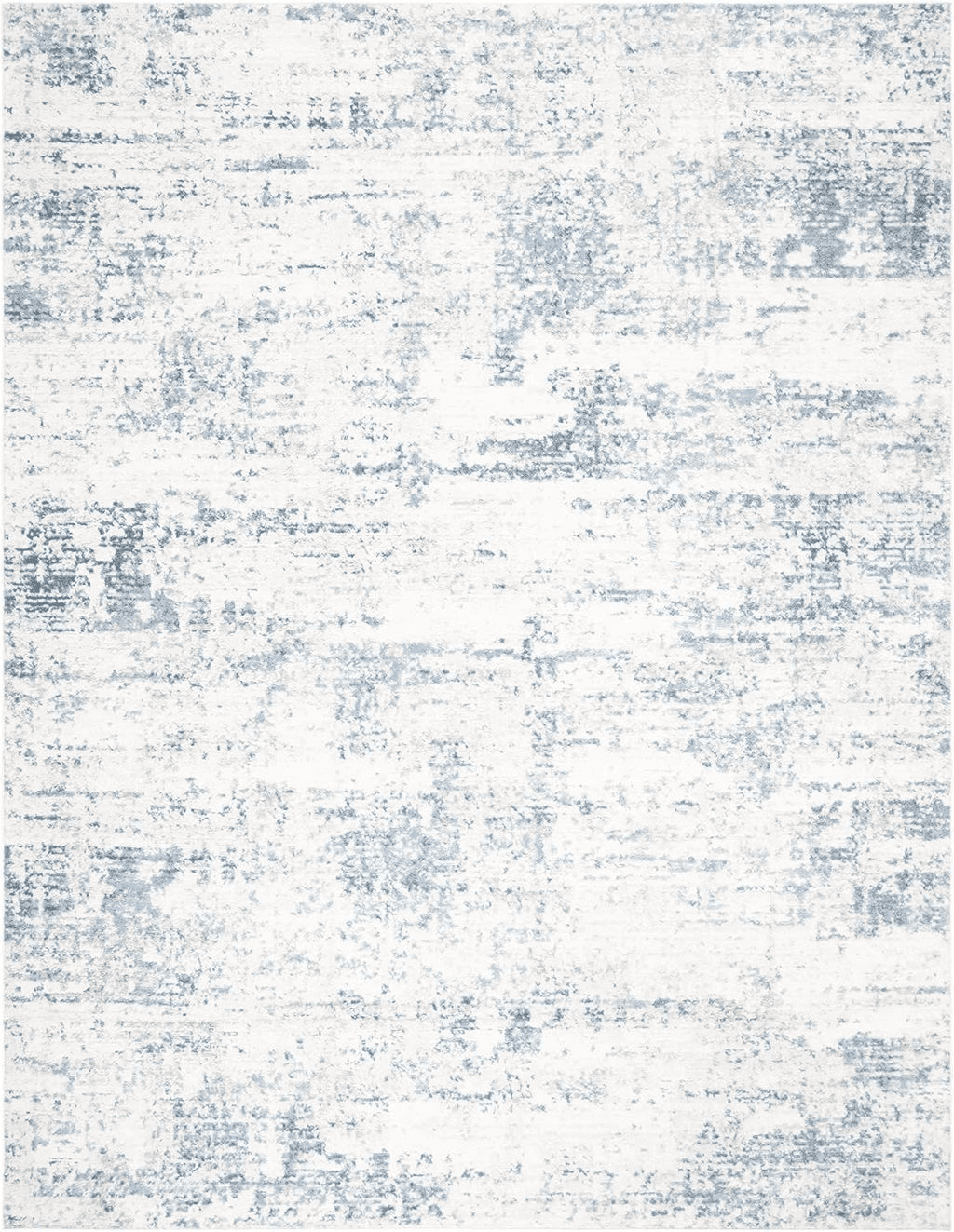 Area Blue 8x10 SAFAVIEH Amelia Collection Area Rug - 8' x 10', Ivory & Blue, Modern Abstract Design, Non-Shedding & Easy Care, Ideal for High Traffic Areas in Living Room, Bedroom (ALA700A)