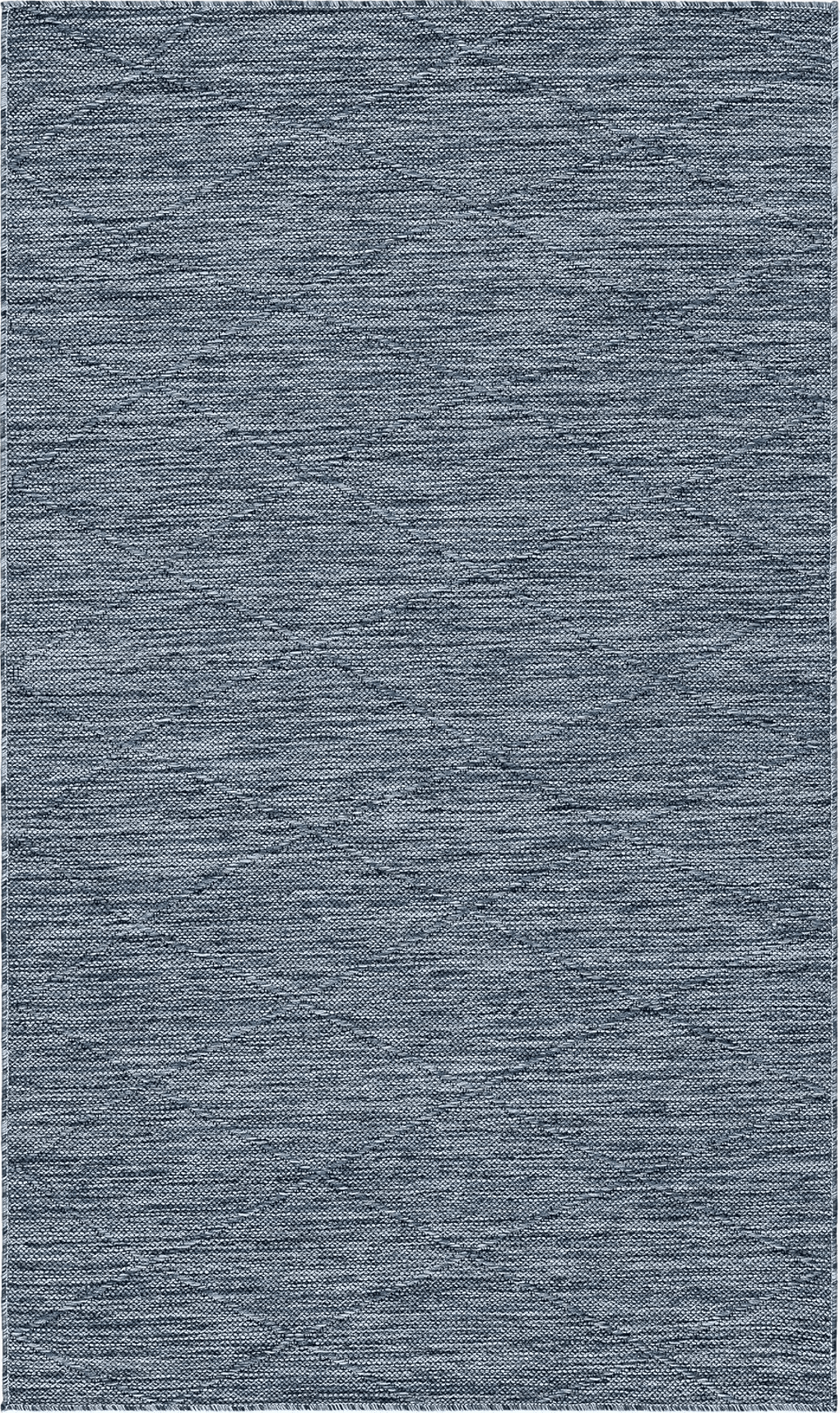 Nourison Practical Solutions Indoor/Outdoor Navy Blue 3' x 5' Area Rug, Easy Cleaning, Non Shedding, Bed Room, Living Room, Dining Room, Deck, Backyard, Patio (3x5)