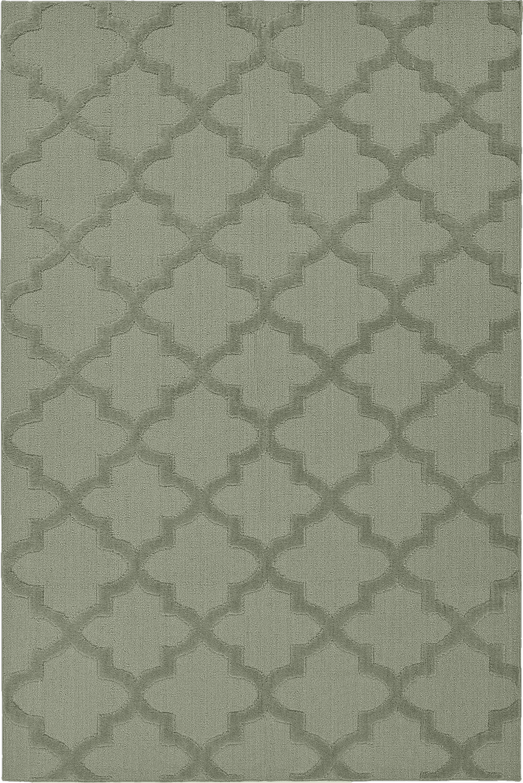 Area Grey 6x9 Garland Rug Quatro 6 ft. x 9 ft. Area Rug Sage