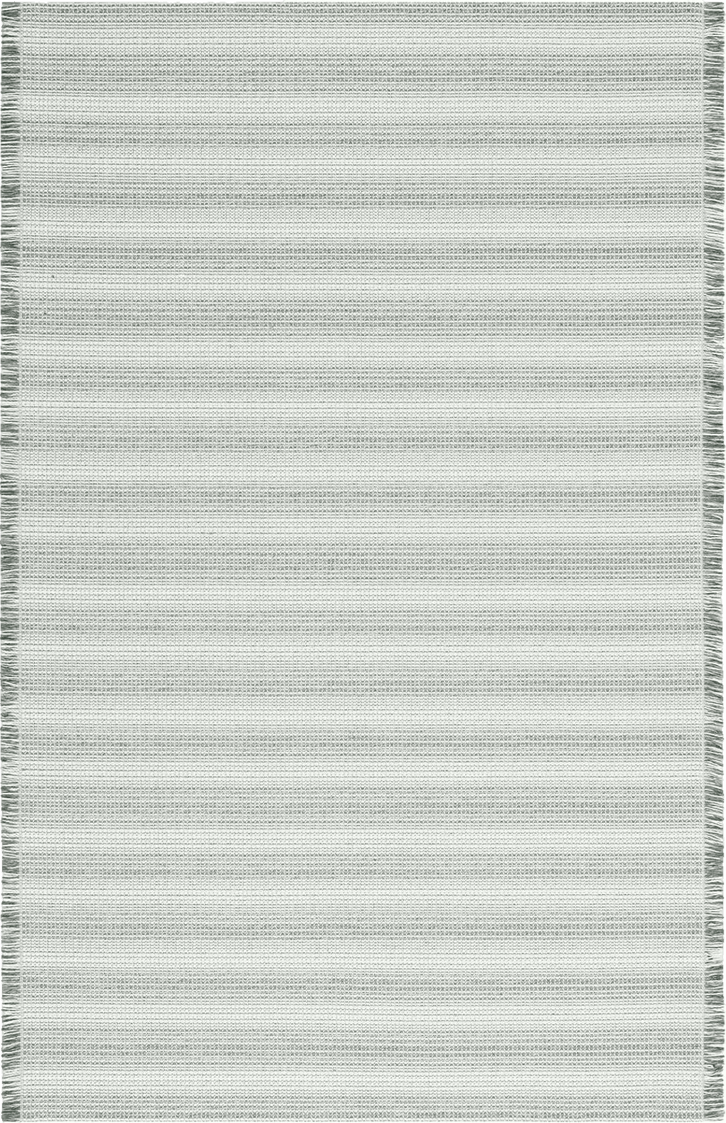 Safavieh Augustine Collection Area Rug - 6'4" x 9'6", Ivory & Green, Cotton Stripe Fringe Design, Non-Shedding & Easy Care, Ideal for High Traffic Areas in Living Room, Bedroom (AGT501Y)