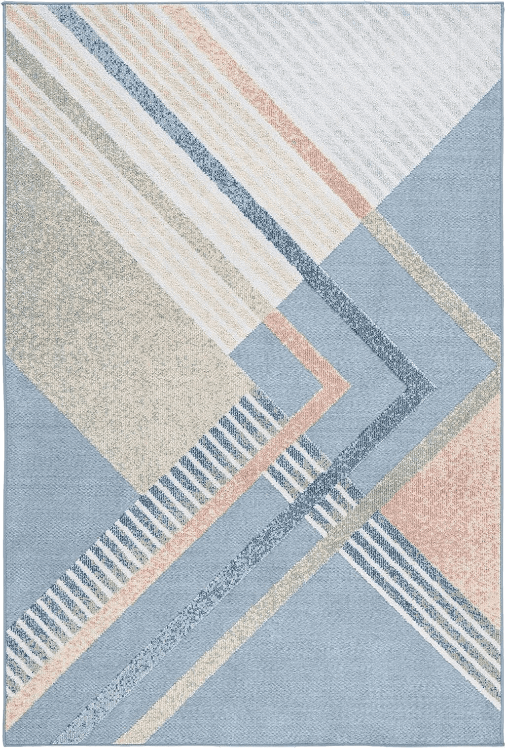 Safavieh Sarasota Collection Area Rug - 9' x 12', Blue & Light Green, Mid-Century Modern Design, Non-Shedding & Easy Care, Indoor/Outdoor & Washable-Ideal for Patio, Backyard, Mudroom (SAR102J)