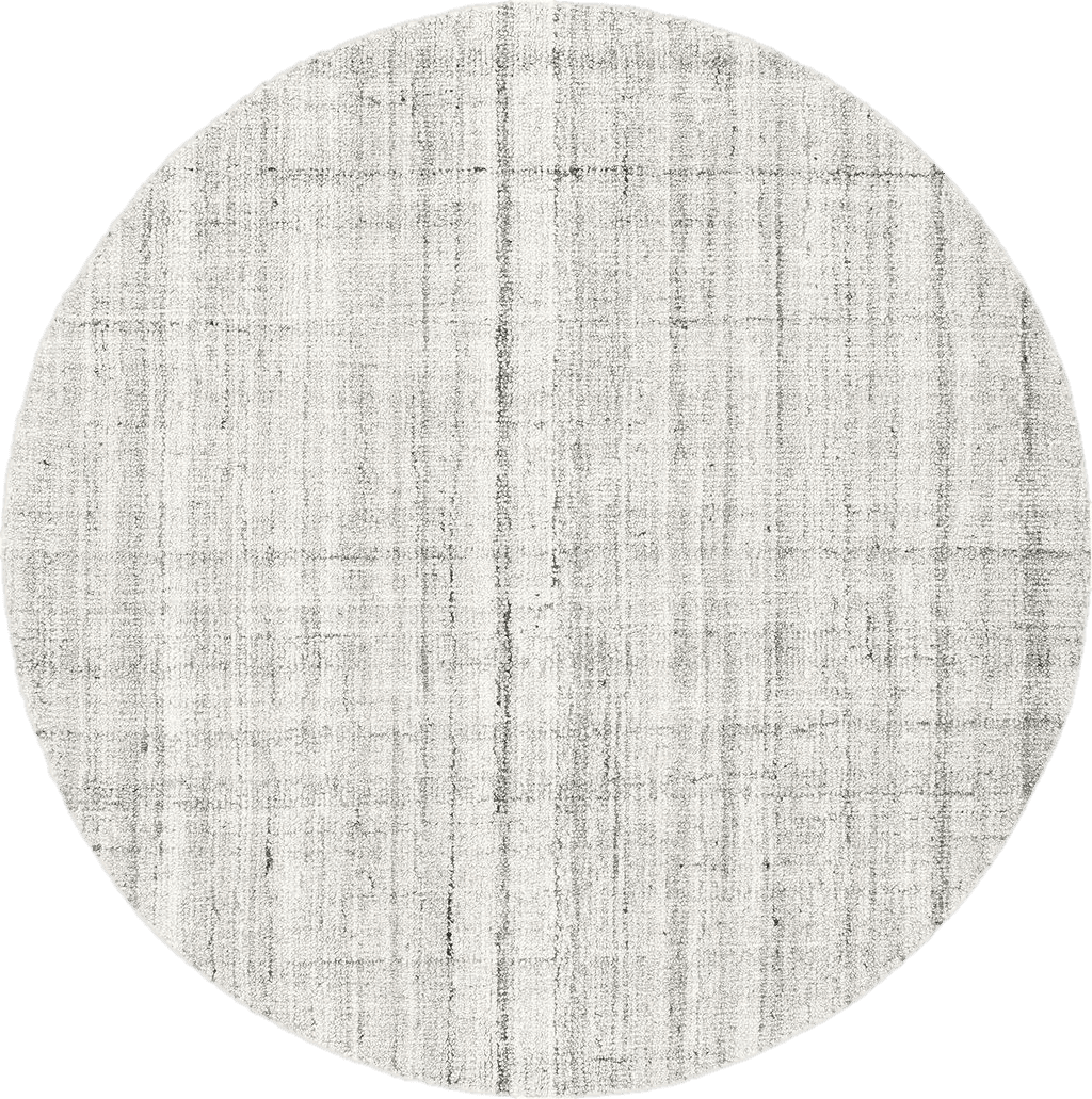 SAFAVIEH Abstract Collection Area Rug - 6' Round, Green & Sage, Handmade Wool, Ideal for High Traffic Areas in Living Room, Bedroom (ABT143Y)