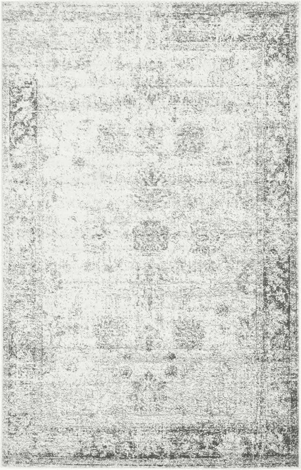 Unique Loom Sofia Collection Area Rug - Casino (5' 3" x 8' Rectangle, Gray/ Beige)