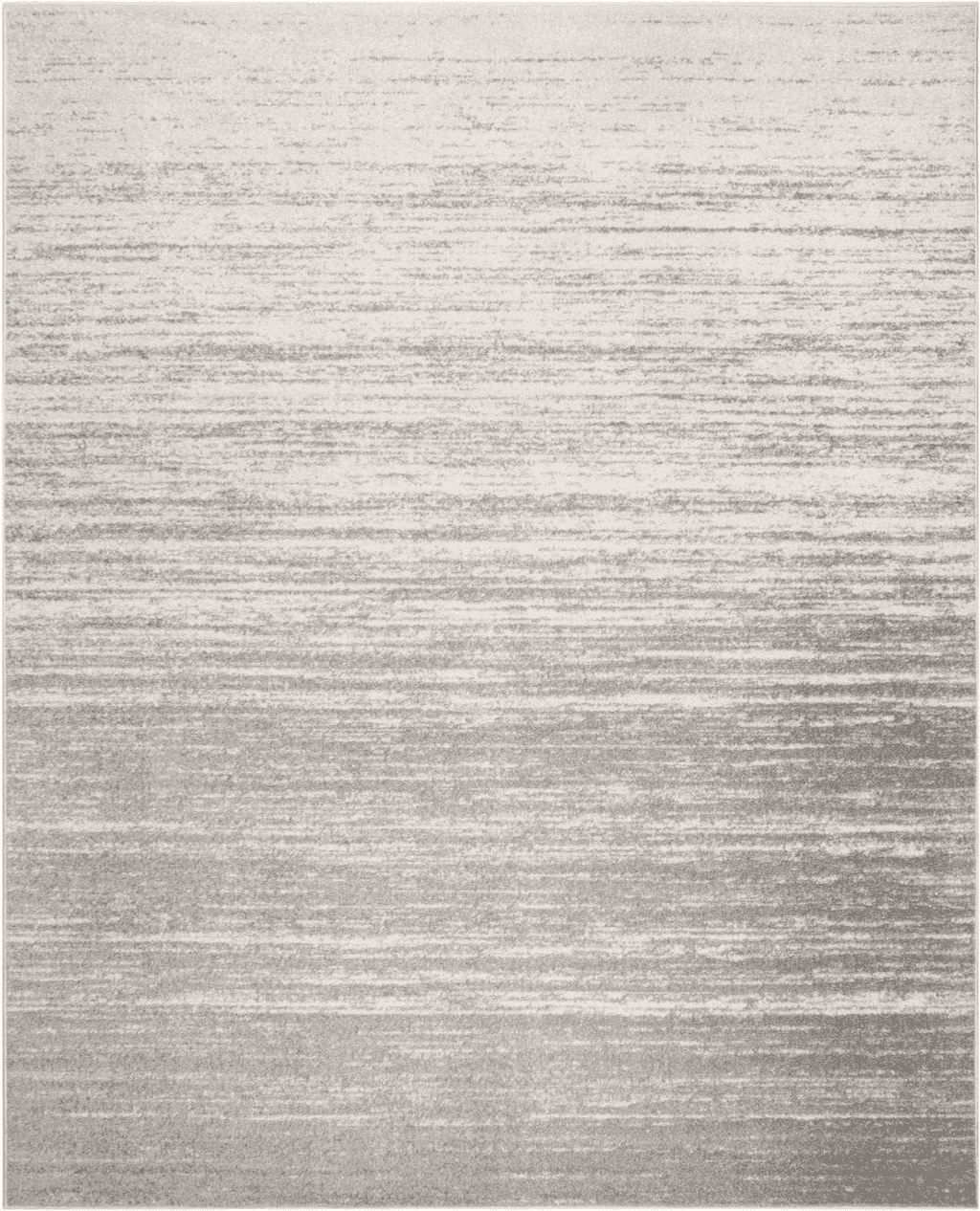 SAFAVIEH Adirondack Collection Area Rug - 8' x 10', Light Grey & Grey, Modern Ombre Design, Non-Shedding & Easy Care, Ideal for High Traffic Areas in Living Room, Bedroom (ADR113C)