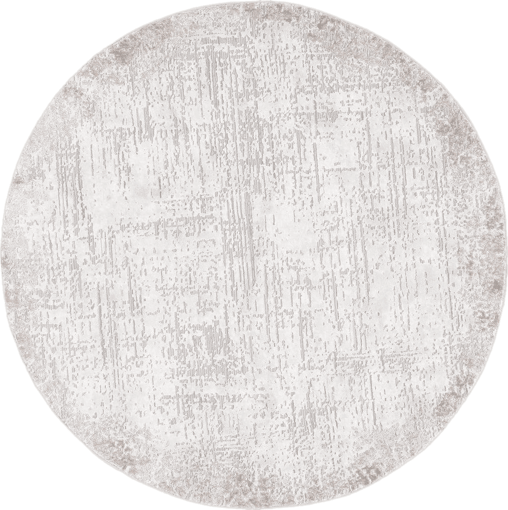 SAFAVIEH Parker Collection Area Rug - 6'7" Round, Taupe & Grey Gold, Viscose, Modern Design, Ideal for The Living Room, Bedroom, Dining Room (PRK101D-7R)