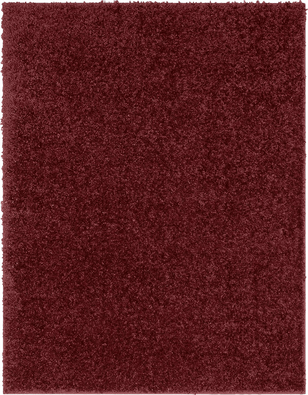 Well Woven Elle Basics | Emerson Shag Deep Red | Textured (5'3" x 7'3") Area Rug