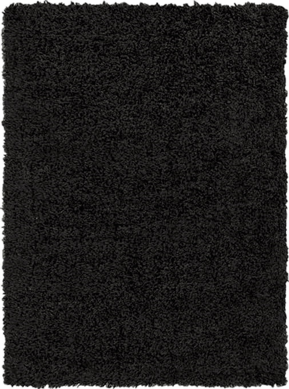 Mark&Day Area Rugs, 6x9 Abraham Modern Shag Black Area Rug, Black Carpet for Living Room, Bedroom or Kitchen (6'7" x 9')