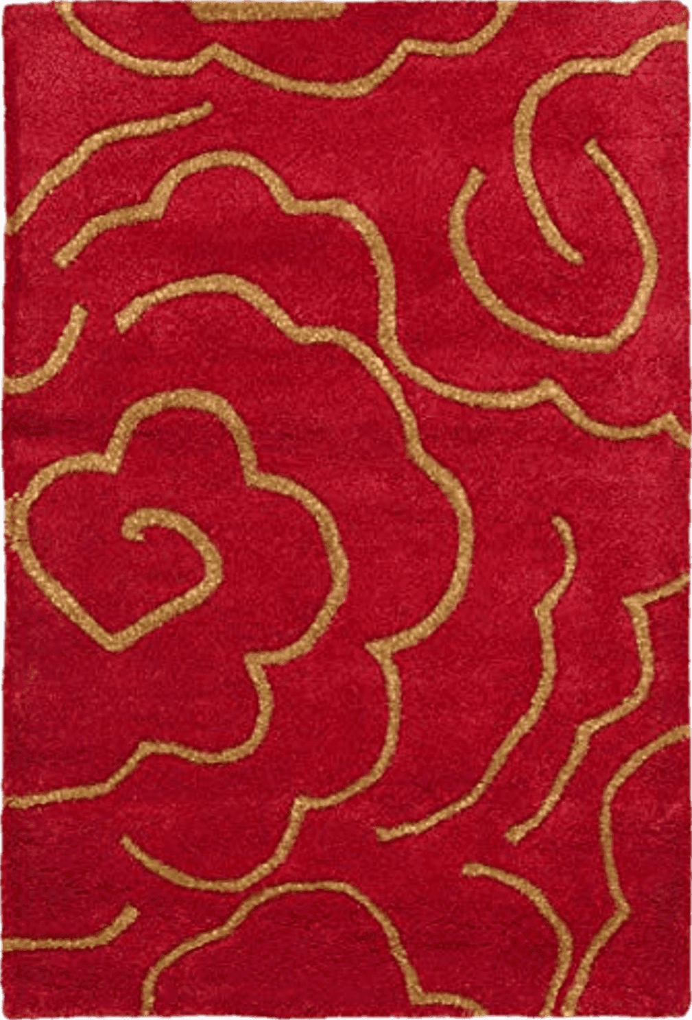 2x3 SAFAVIEH Soho Collection 2' x 3' Red SOH812A Handmade Premium Wool & Viscose Accent Rug