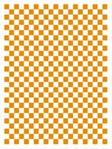 Checkered JROSING Checkered 8x10 Rug, Orange Checkerboard Modern Boho Washable Foldable Large Area Rugs for Living Room, Low Pile Ultrathin Nonslip Indoor Carpet for Office Bedroom Diningroom Classroom Playroom