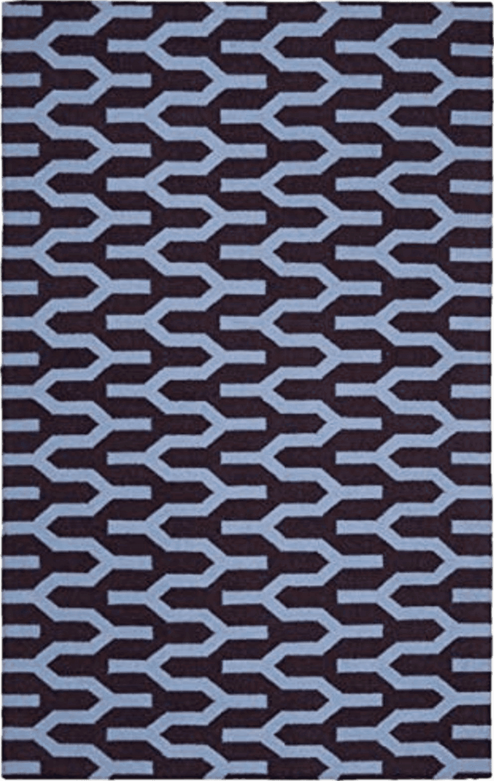 SAFAVIEH Dhurries Collection 5' x 8' Purple / Blue DHU630B Handmade Flatweave Premium Wool Area Rug