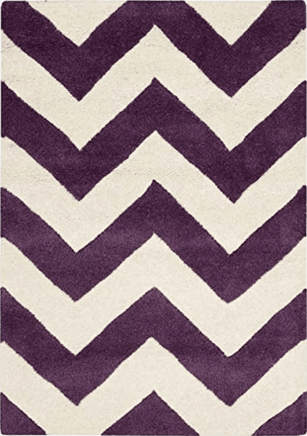 Doorway SAFAVIEH Chatham Collection Accent Rug - 3' x 5', Purple & Ivory, Handmade Chevron Wool, Ideal for High Traffic Areas in Entryway, Living Room, Bedroom (CHT715F)