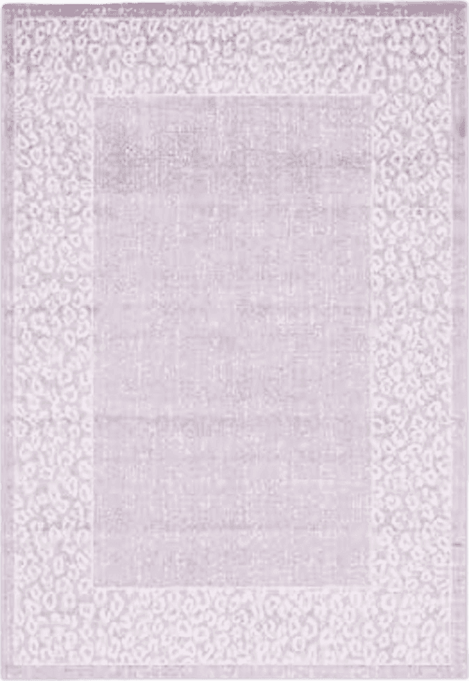 Kids SAFAVIEH Passion Collection Area Rug - 5' x 7', Purple & Beige, Non-Shedding & Easy Care, Ideal for High Traffic Areas in Living Room, Bedroom (PASB407V)