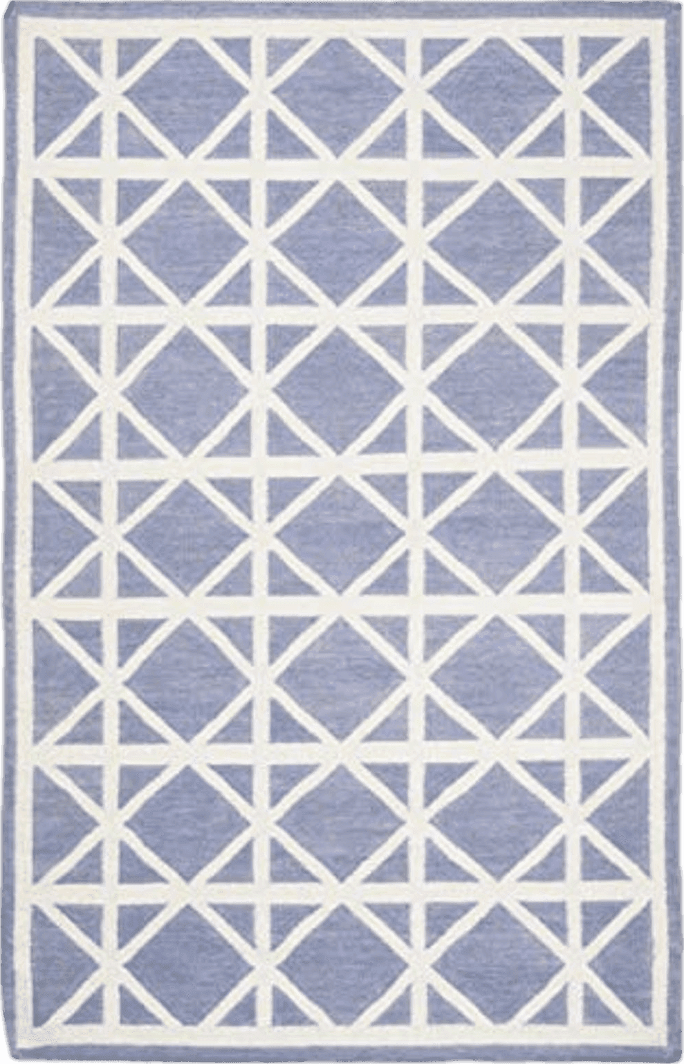 SAFAVIEH Dhurries Collection 6' x 9' Purple / Ivory DHU558B Handmade Flatweave Premium Wool Area Rug