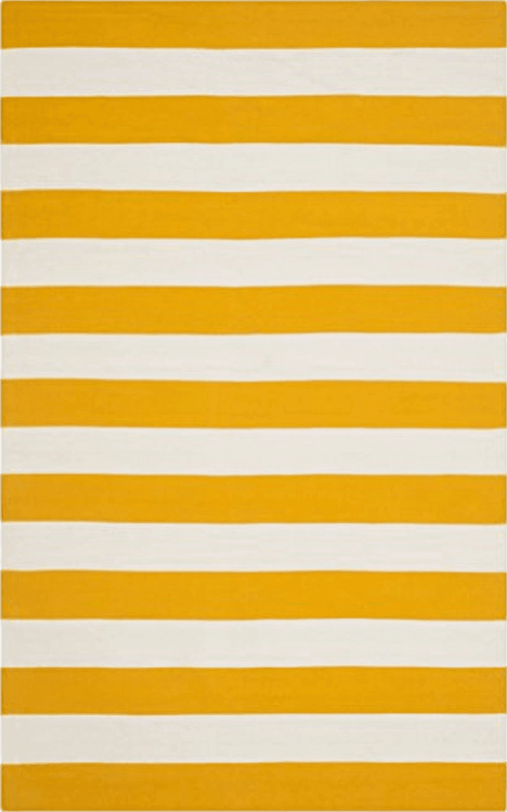 4x6 SAFAVIEH Montauk Collection Accent Rug - 4' x 6', Yellow & Ivory, Handmade Flat Weave Boho Farmhouse Cotton Stripe, Ideal for High Traffic Areas in Entryway, Living Room, Bedroom (MTK712A)