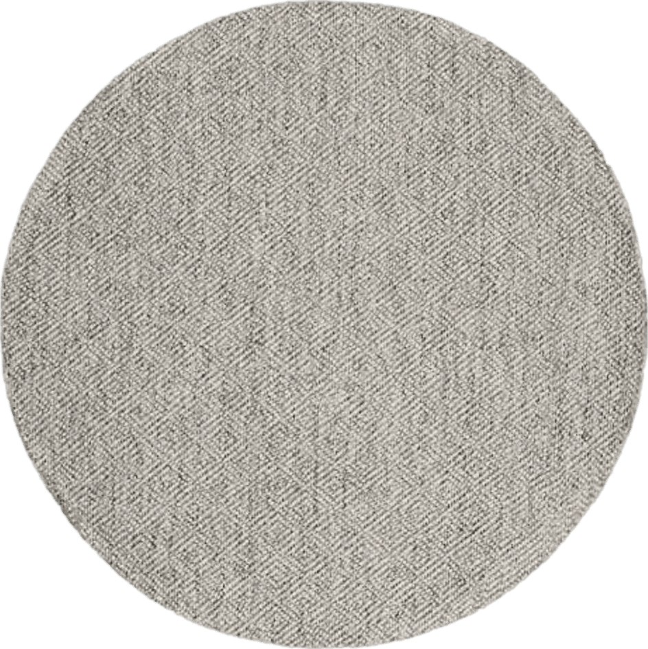 SAFAVIEH Natura Collection Area Rug - 7' Round, Camel & Grey, Handmade Wool, Ideal for High Traffic Areas in Living Room, Bedroom (NAT503C)