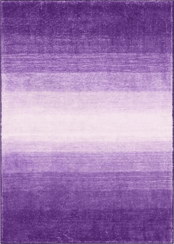 Wonnitar Modern Ombre Washable Rugs 5x7 for Bedroom, Non-Slip Purple Large Living Room Area Rug, Non-Shedding Abstract Low Pile Nursery Throw Mat Soft Floor Carpet for Bedside Dorm (Purple,5'x7')