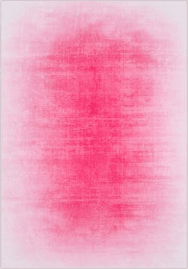 Collive Hot Pink 5x7 Area Rugs for Bedroom Girls, Contemporary Ombre Nursery Rug Washable Non-Slip Living Room Rugs, Soft Cute Baby Bedside Carpet for Dorm Playroom, Kids Room