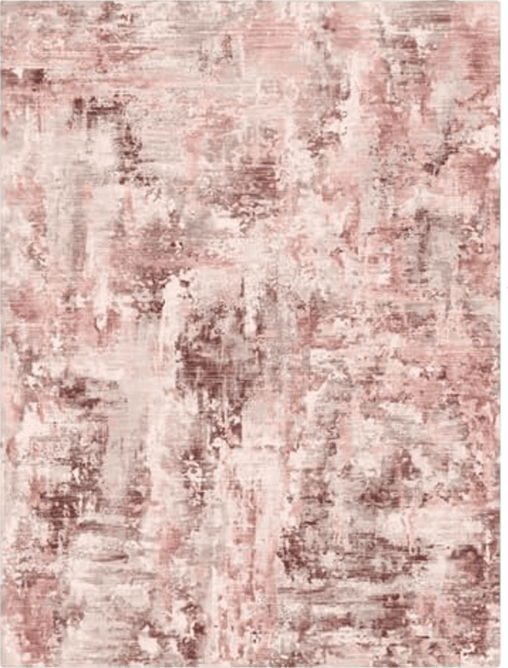 Tchido Area Rug 9x12 Rugs for Bedroom-Living Room Rugs-Pink Rugs for Girls Dorm Rugs for College Students Nursery Modern Washable Rugs Rose Pink