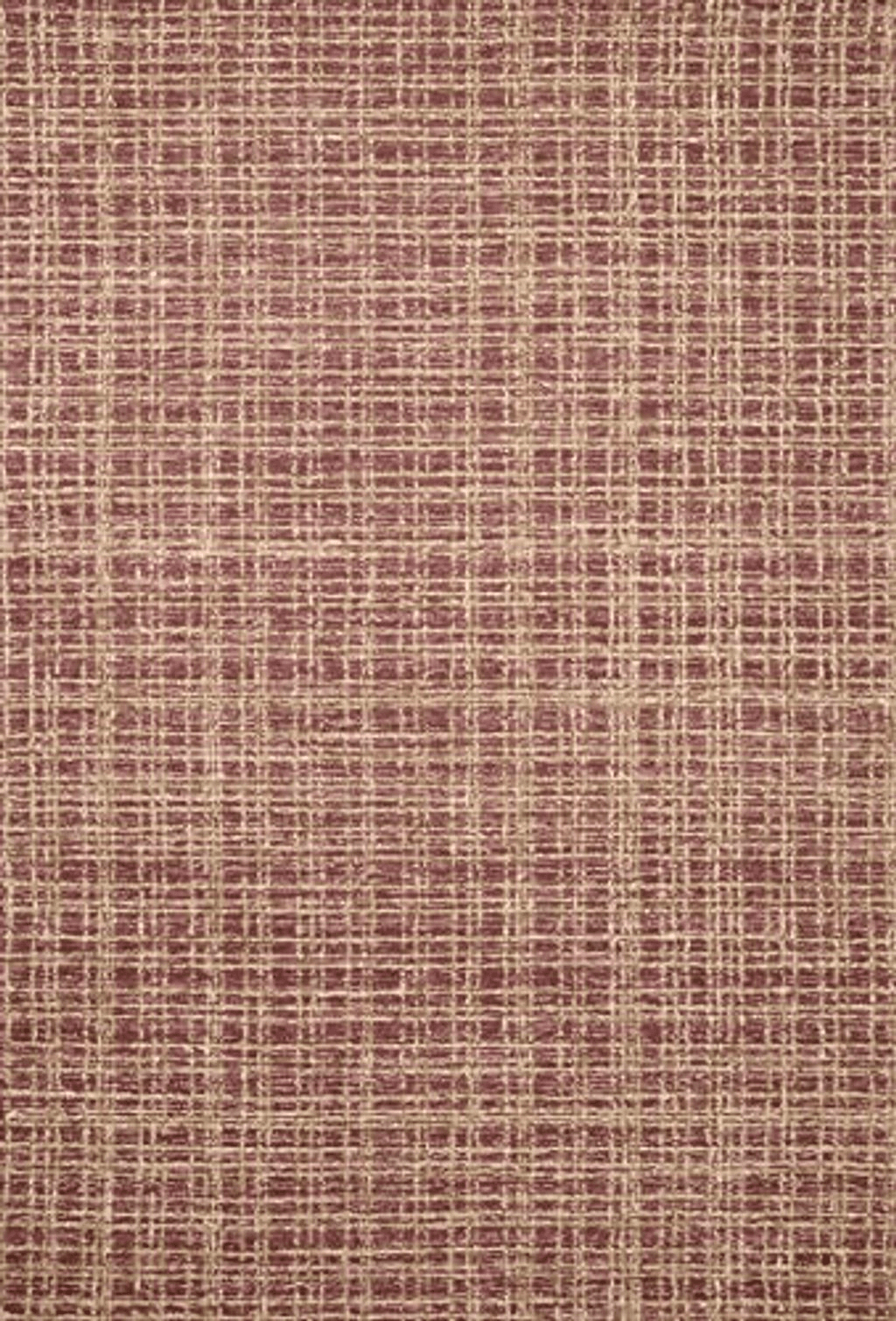 Loloi Chris Loves Julia Polly 5'-0" x 7'-6" Area Rug in Berry/Natural - Large Neutral Area Rug, Unique Patterned Rug for Living Room, Bedroom, Dining Area, Home Office