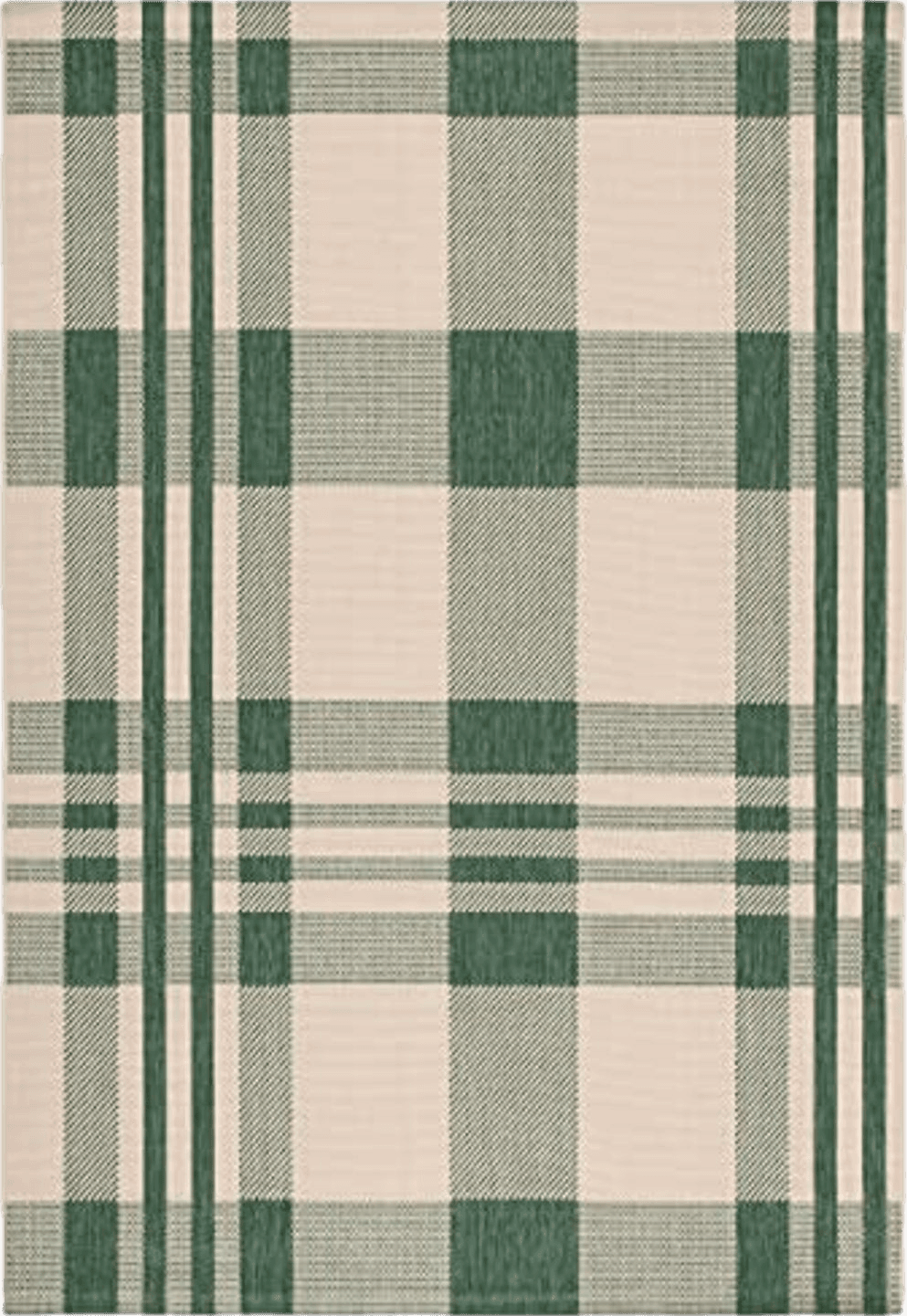 SAFAVIEH Courtyard Collection 8' x 10' Green/Beige CY6201 Plaid Indoor/ Outside Waterproof Easy cleansingPatio Backyard Mudroom Area Mat