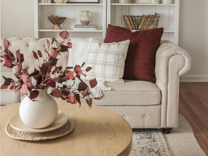 Idées de décoration d'automne neutre par un designer d'intérieur